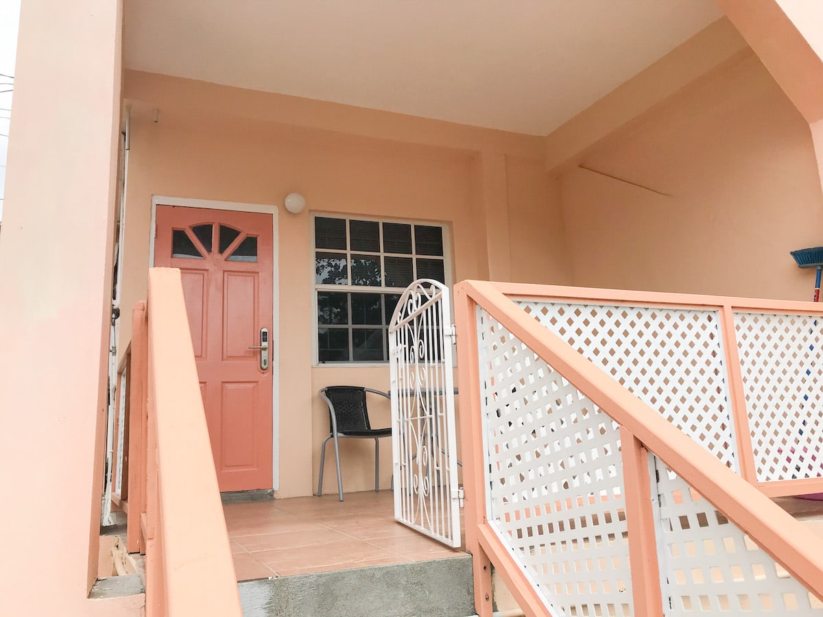 Bougainvillea Apartment #5 porch.