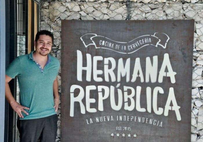Chef Alex Mendez heads up the cuisine at Hermana Republica