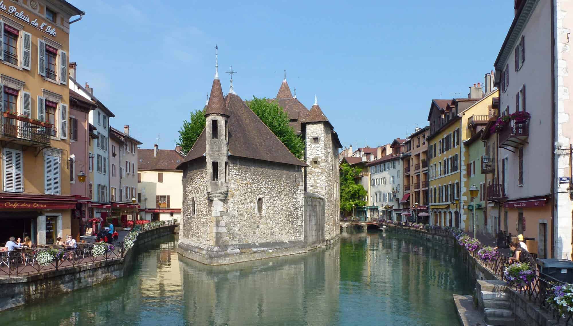 Beautiful canals of Annecy