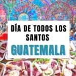 A collage of traditions on Día de Todos los Santos in Guatemala.