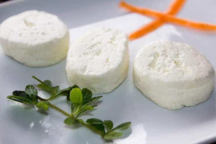 Sample Goat Dairy's organic chevre cheese (Photo Credit - Jennifer Alexis, Go Pure Grenada)