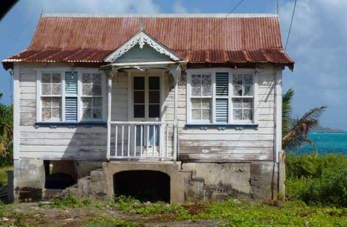 Fixer-upper house on the island of Carriacou. 