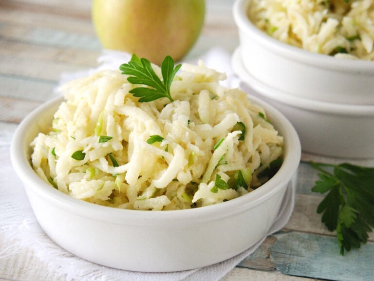 Jicama salad with apple