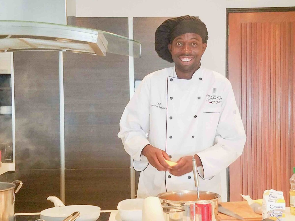 Kahyeme Benjamin of The Perfect Chef Private Chef and Catering.