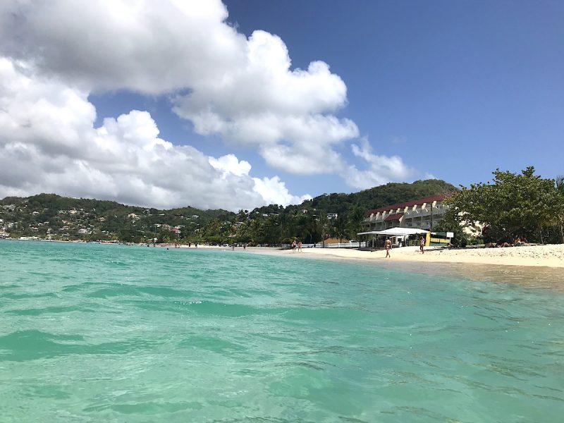 Radisson Hotel on the beach in Grenada