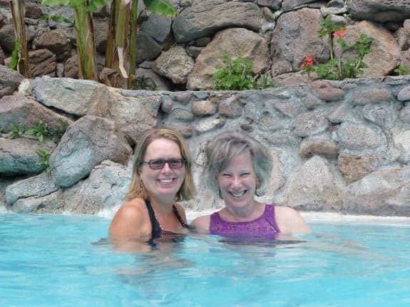 Lithium infused waters at La Gruta hot springs near San Miguel de Allende 