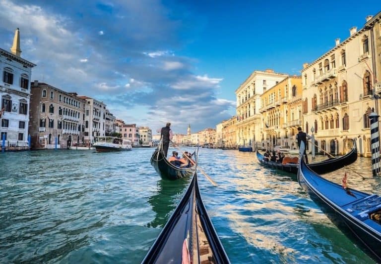 Gondola ride in Venice Credit Insight Vacations