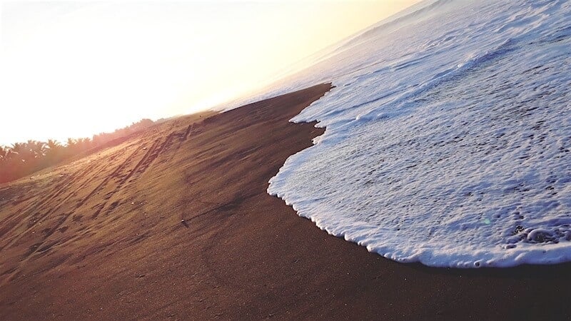The black sand beaches of Monterrico in Guatemala. Photo by Paola Sanchez