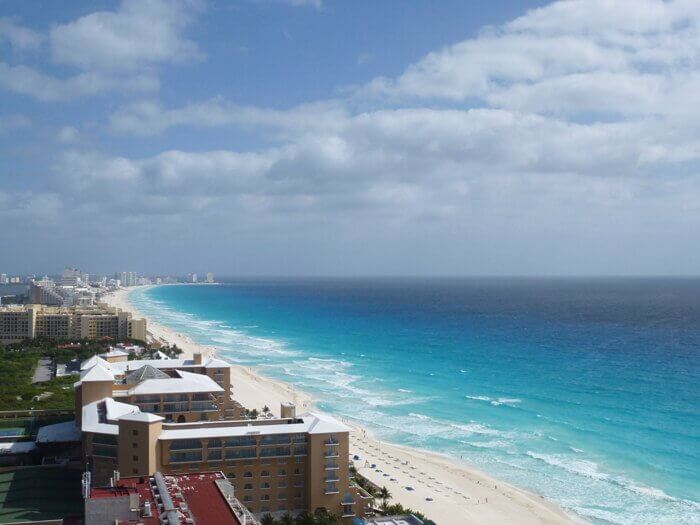 View from Secrets The Vine Cancun