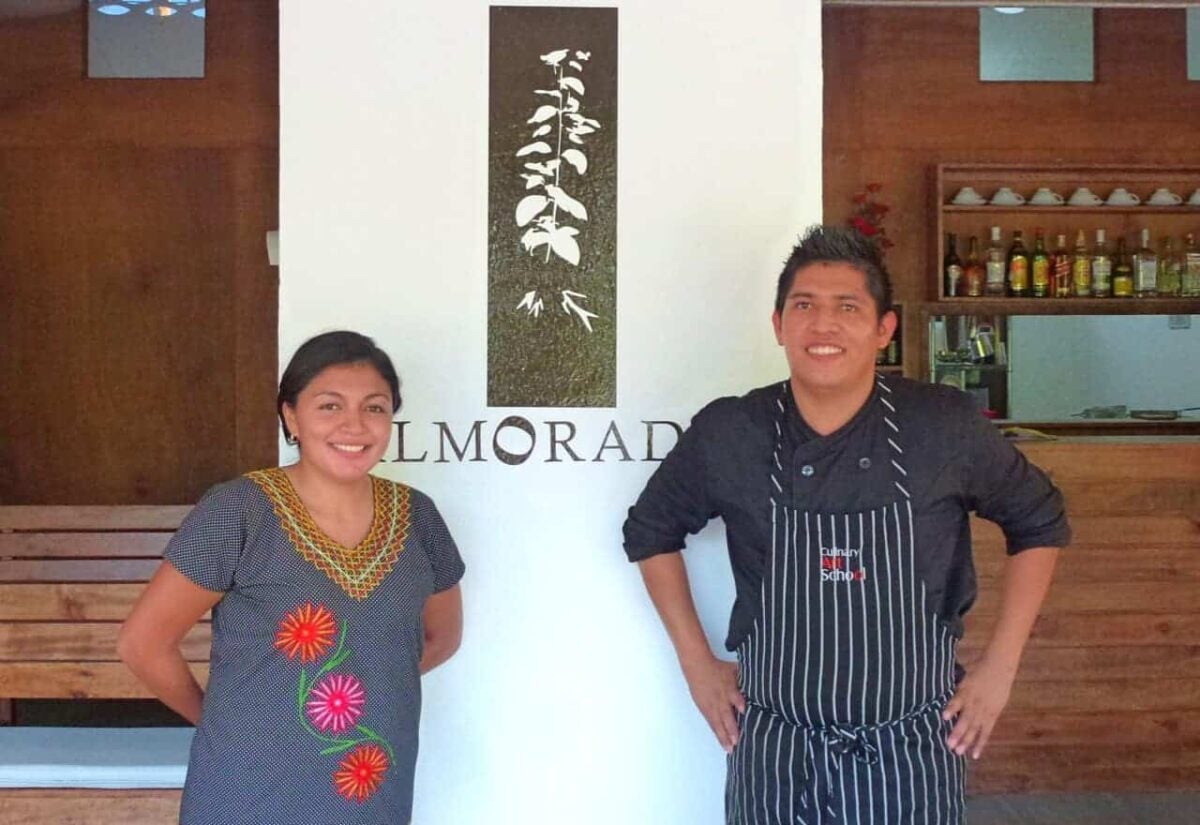 Shalxali and Quetzalcoatl Zurita of Almoraduz Restaurant in Puerto Escondido