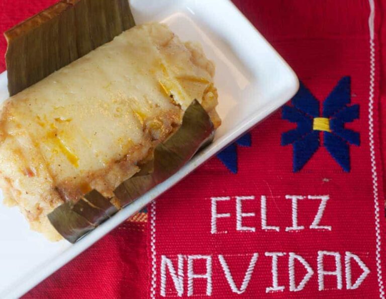 Tamale in Guatemala at Christmas.