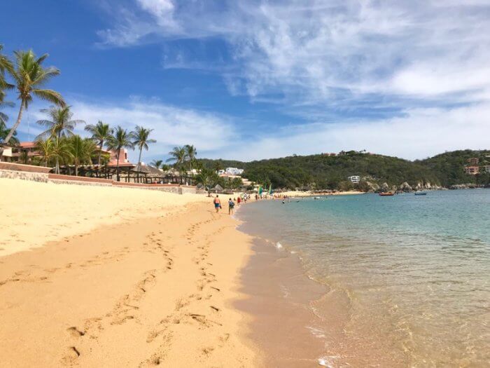 Tangolunda Bay one of Huatulco Beaches