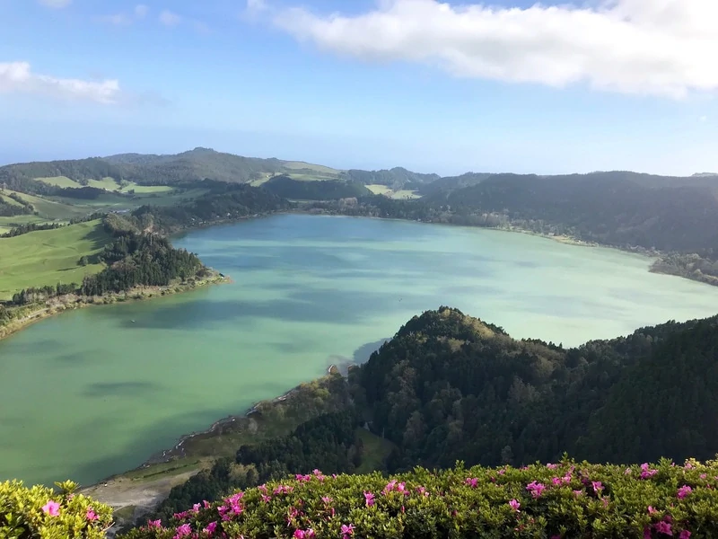 The island of Sao Miguel Azores is dotted with beautiful lakes that are a must-see on any Azores itinerary