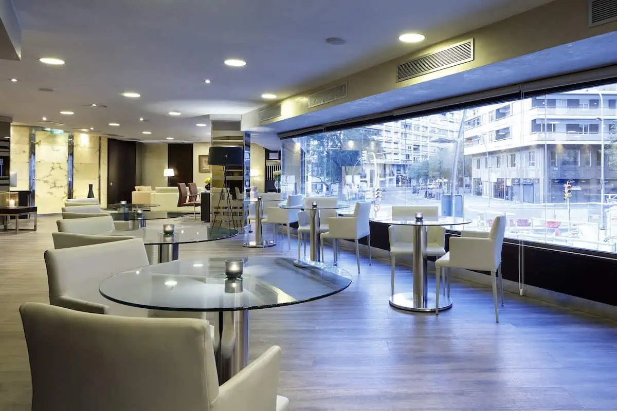 The Level Lounge at Melia Barcelona Sarria.