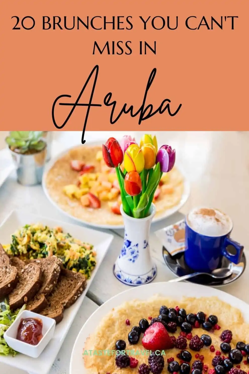 Pin of "20 Brunches you can't miss in Aruba"