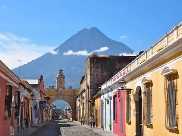 The Arch of Santa Catalina in Antigua, Guatemala.