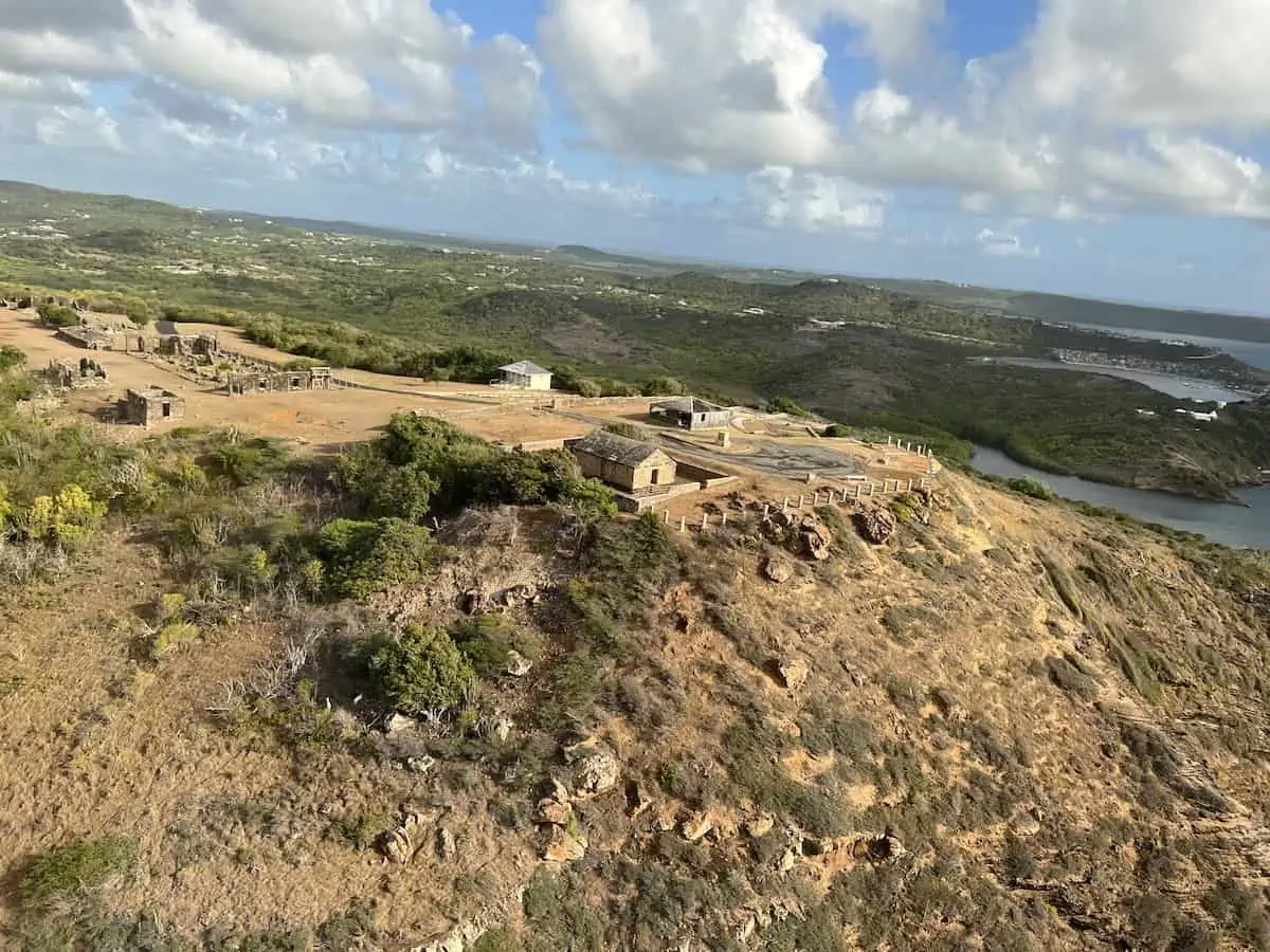 Archeological ruins at Shirley Heights.