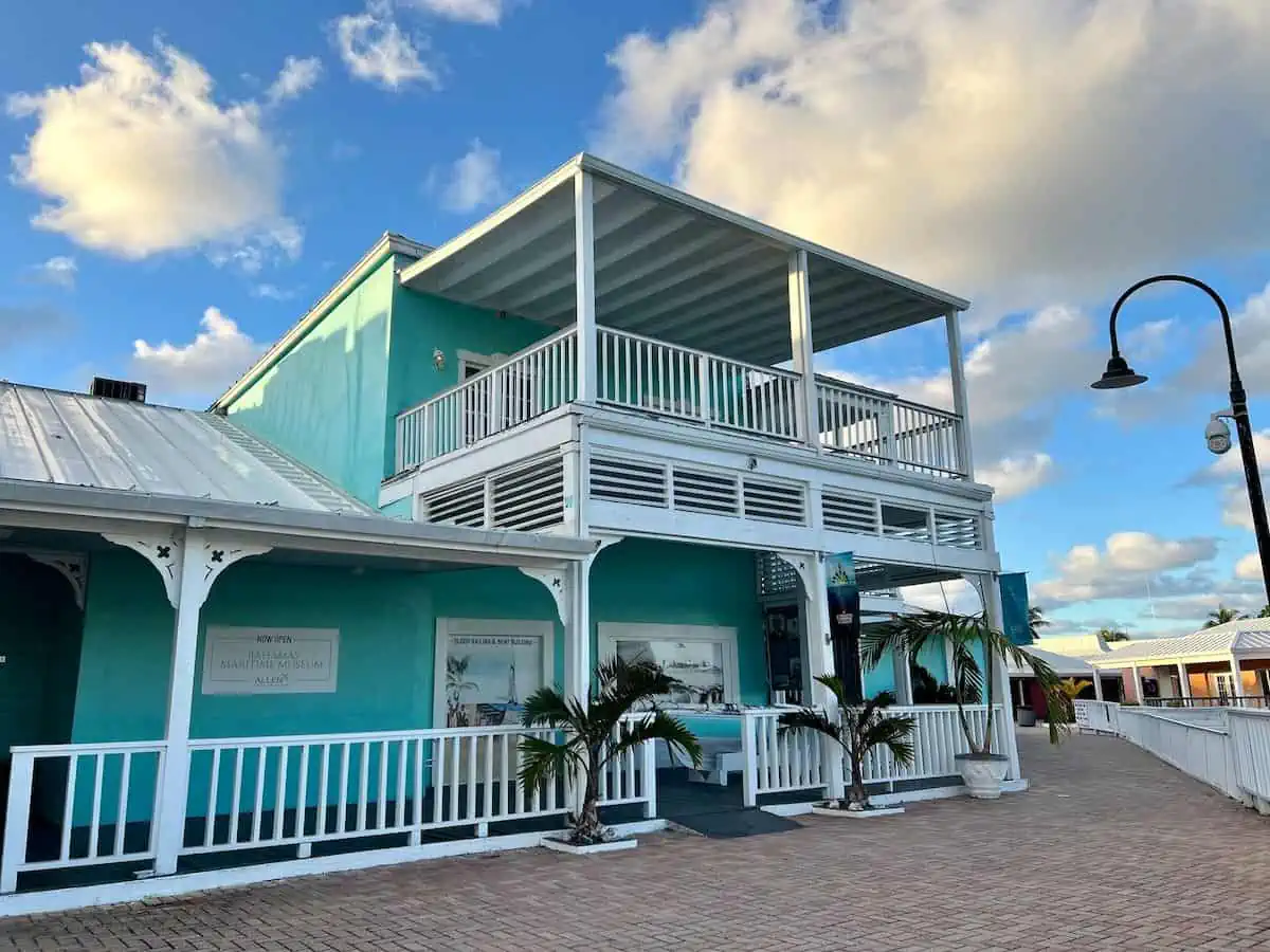 Museum in Freeport from the exterior. 