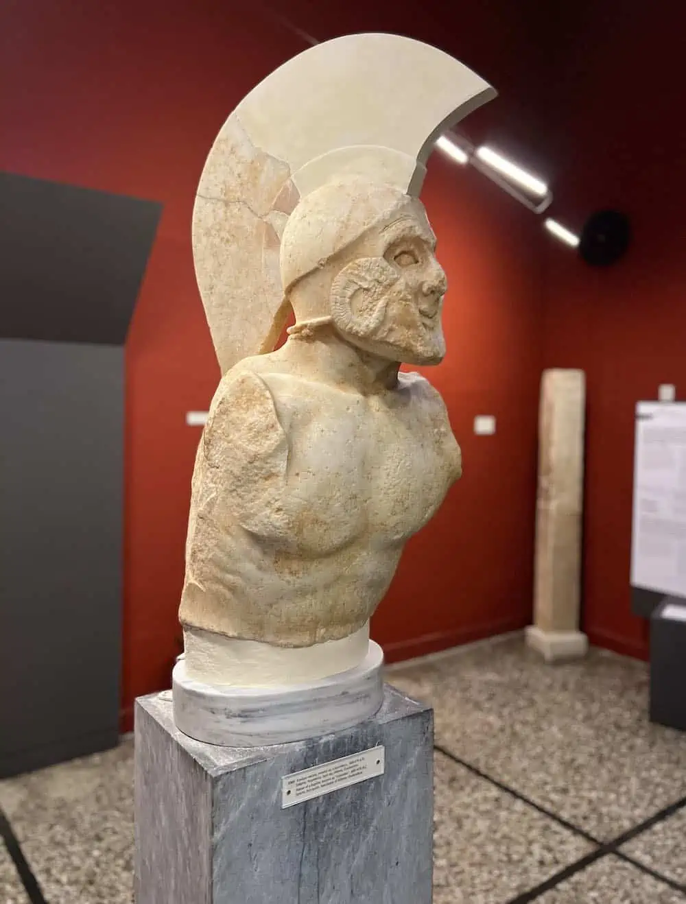 Bust said to be of Leonidas.