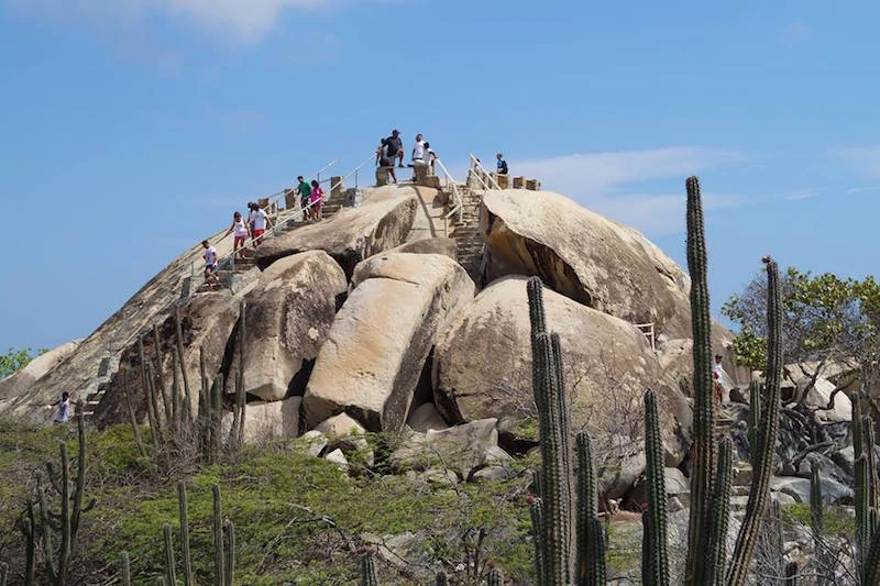 Unique activities include climbing Casibari rocks in Aruba Credit Sheila Whiteland
