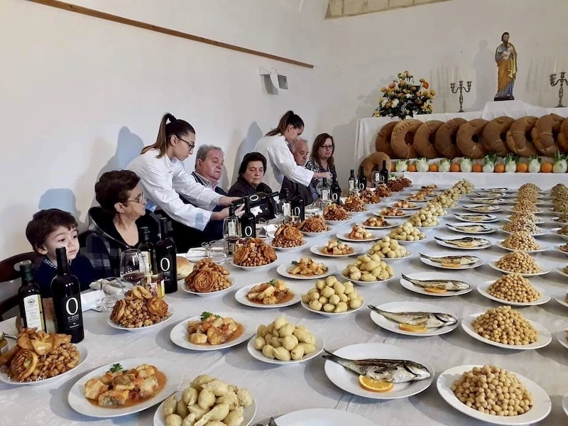 Ceremony for Tavole di San Giuseppe