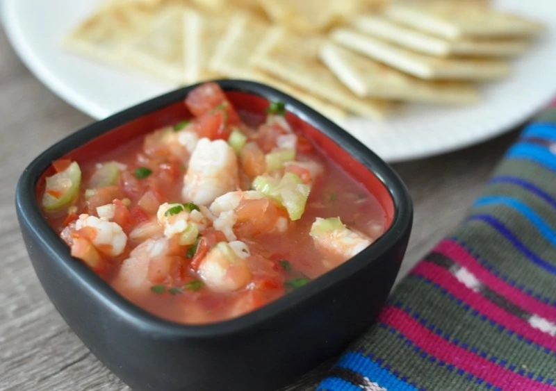 Guatemalan ceviche recipe for fresh shrimp cocktail