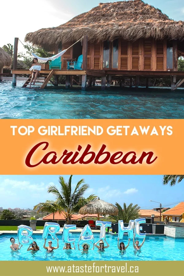 If you're looking for the best girlfriend getaways in the Caribbean, here are some top picks for a bachelorette party, reunion or anti-Valentine's Day tropical escape.  #Caribbean