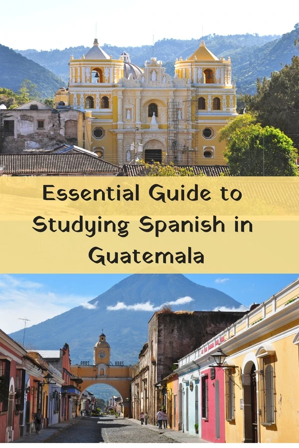 Planning to study Spanish in Guatemala? There's no better place to learn Spanish than at a language school in the former colonial capital of Antigua. This atmospheric city in the central highlands is filled with Spanish schools and also happens to be a convenient hub for taking day trips, tours and excursions to other regions of #Guatemala #Spanish #Travel
