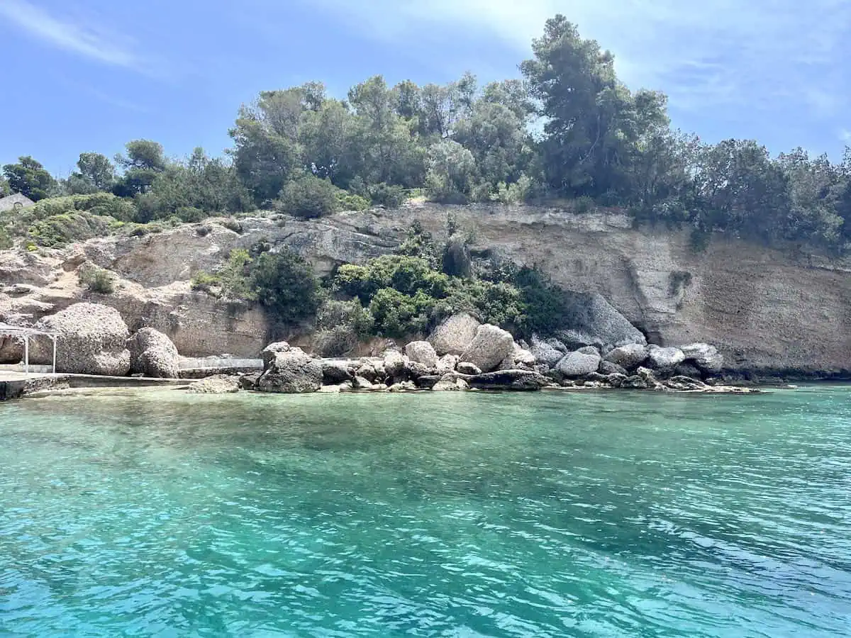 There are lots of places to jump in the water and swim in Ermioni and Porto Heli.