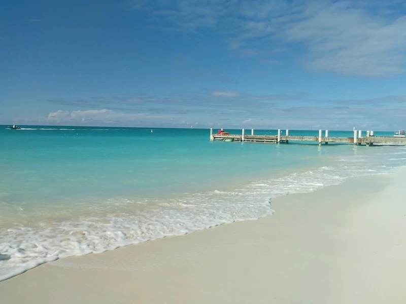 Grace Bay Beach in Providenciales on Turks and Caicos. Credit: Sherel Purcell Active City Travel