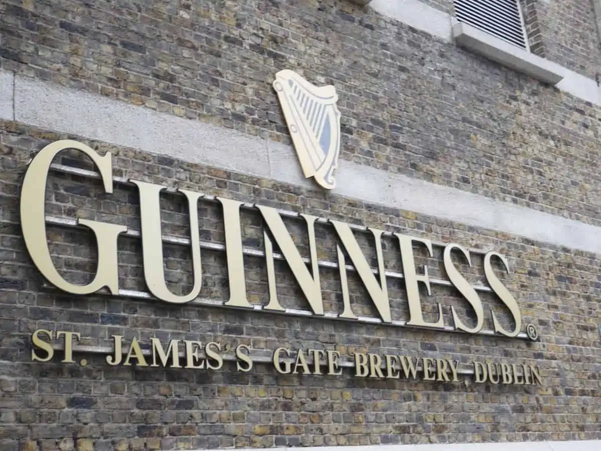 Exterior of the Guinness museum attraction in Dublin.
