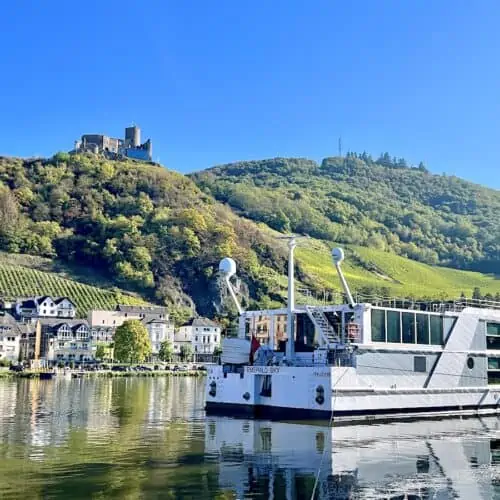 Landshut Castle on the Moselle in Germany.