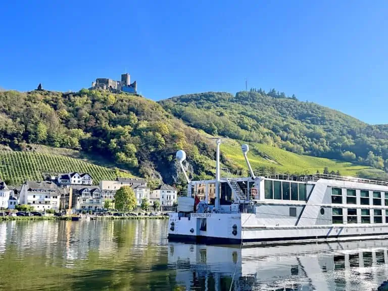 Landshut Castle on the Moselle in Germany.