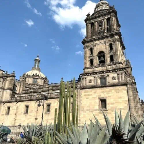 Mexico City metropolitan Cathedral.