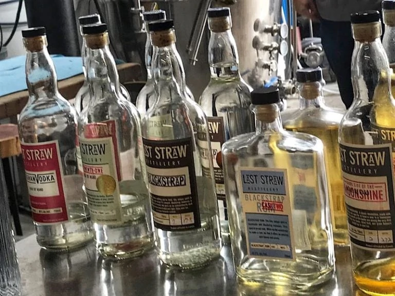 onshine at Last Straw Distillery