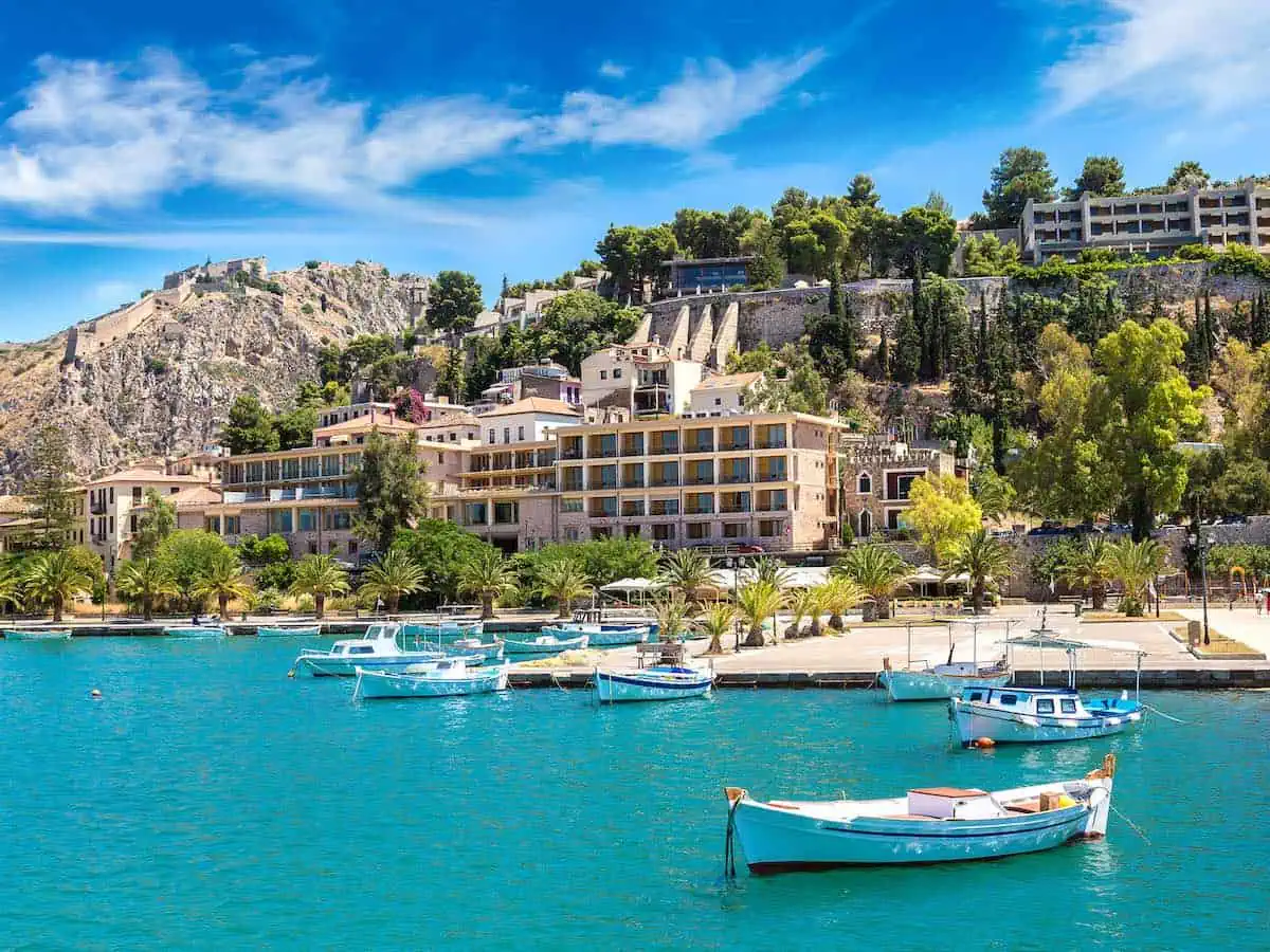 Nafplio's pretty harbour and charming Old Town