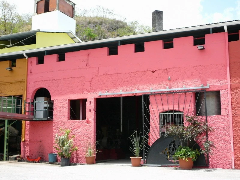 Neisson Rhum shop in Martinique.