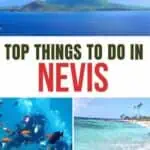 Collage of things to do in Nevis.
