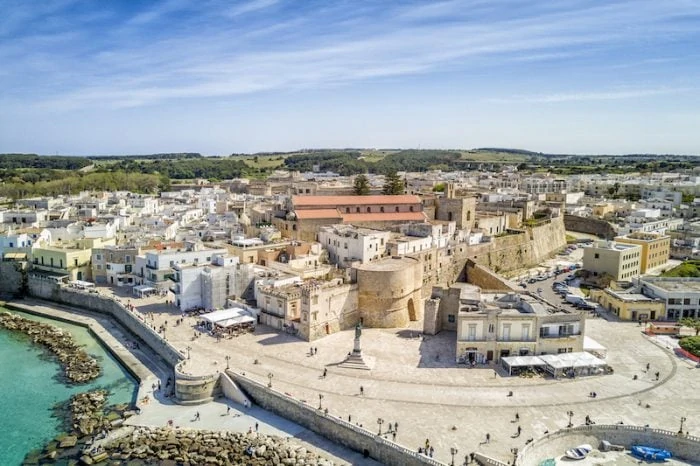 Otranto with Aragonese castle, Apulia, Italy Credit Deposit Photos