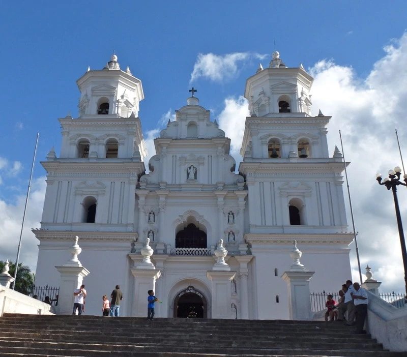 Cathedral Basilica of Esquipulas in Guatemala.