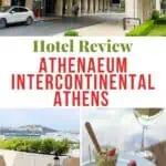 Collage of the InterContinental Athens hotel.