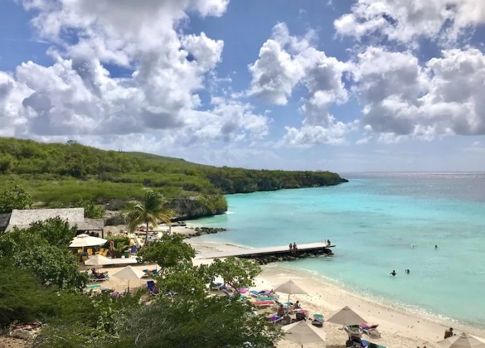 Seaweed-free Porto Mari Beach Curacao