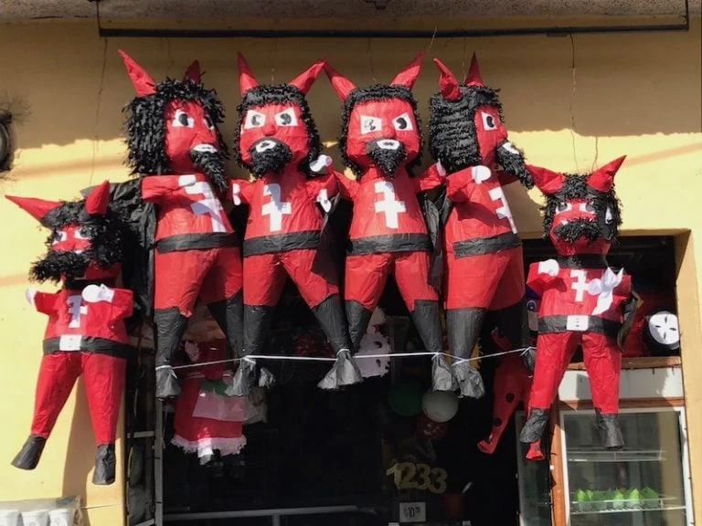 Pinata for Quema del Diablo in Guatemala