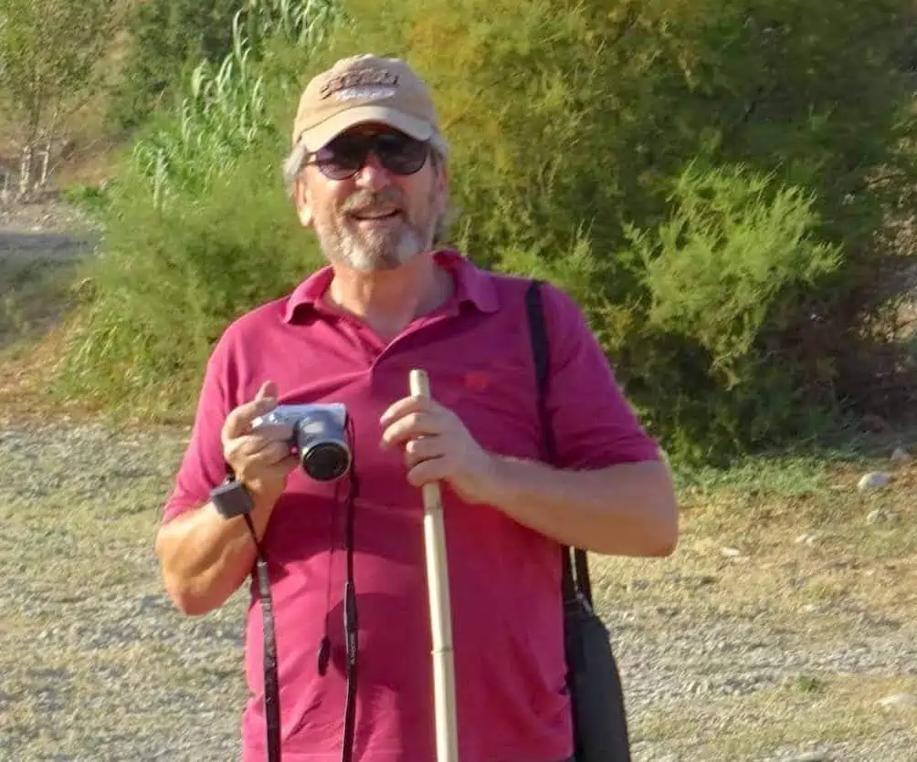 Travel writer Rick Powell in Cyprus.