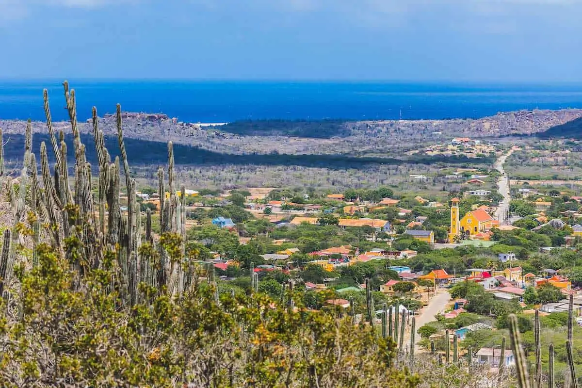 Panoramic view of Rincon, Bonaire.