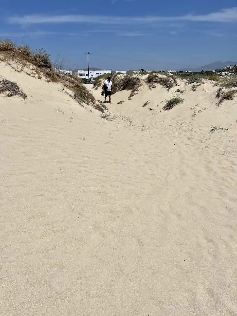 Sand Dunes at Plaka Beach.  