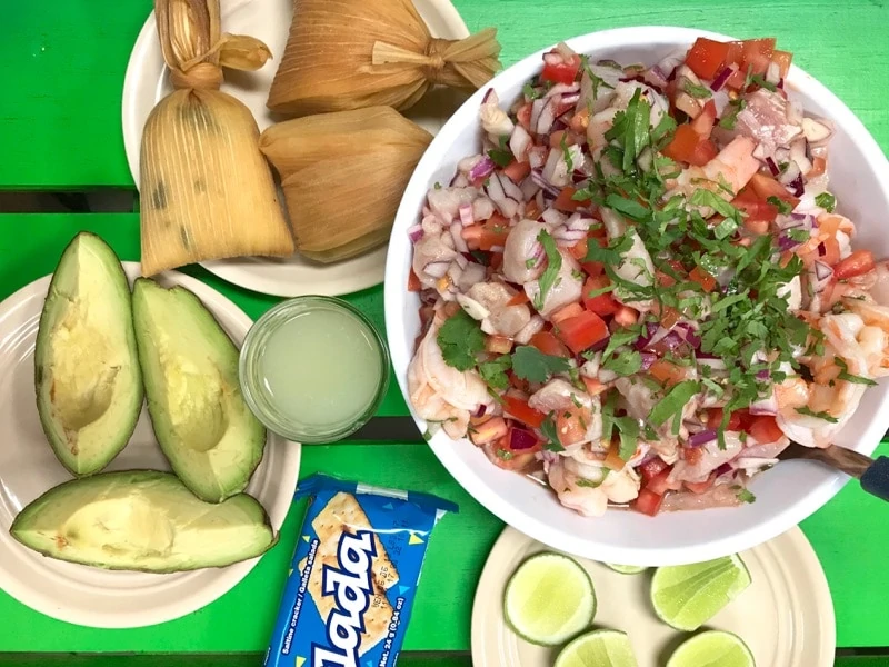 Ceviche Mixto Guatemalteco