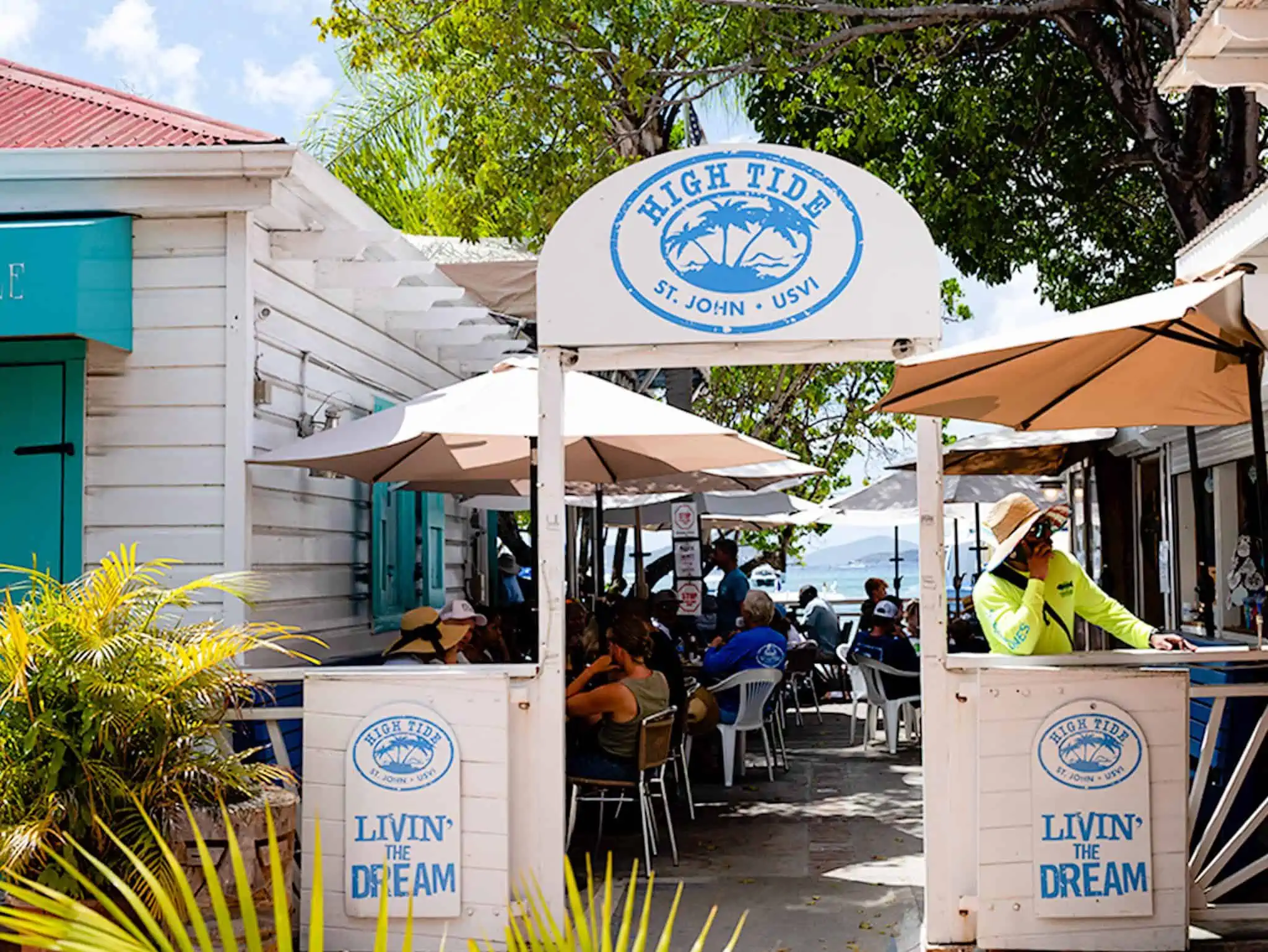 High Tide restaurant in St. John USVI.