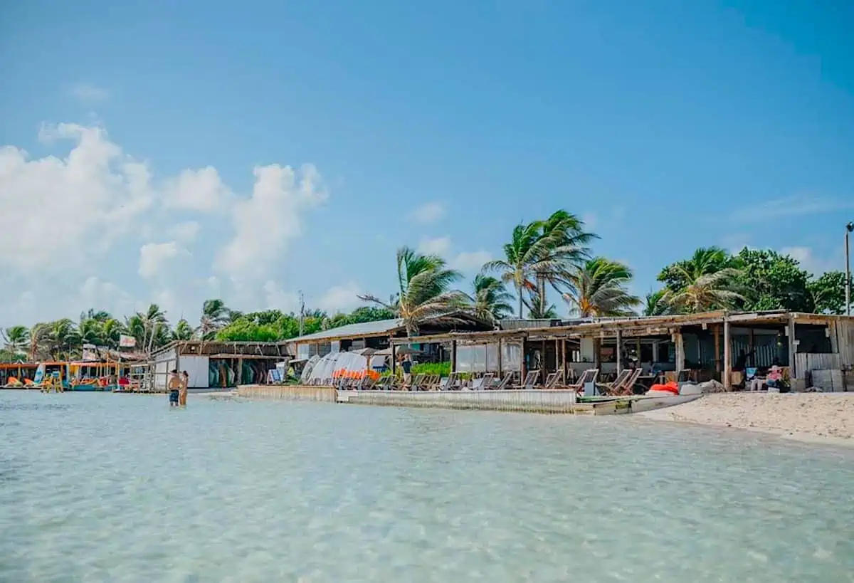 Sebastion's beach from the water.