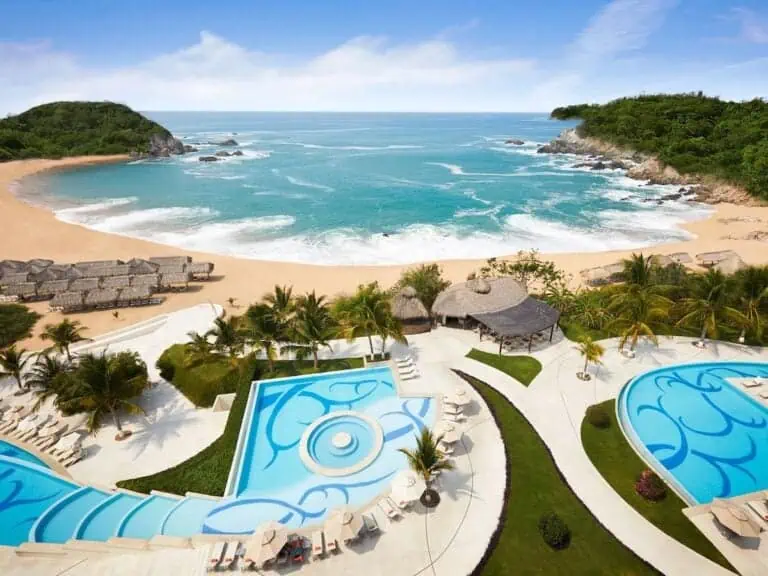 Swimming pools at Secrets Huatulco. Credit: SEcrets Resorts